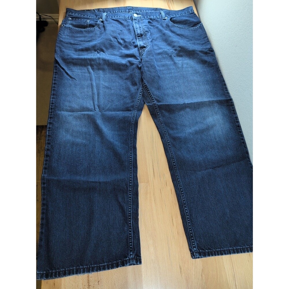 Levi's 559 Jeans Mens 46x30 (45x28) Dark Blue Denim Relaxed Straight Fit